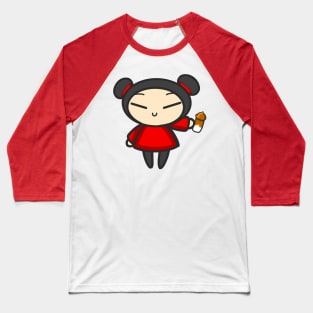 Dalgona Coffee Pucca Baseball T-Shirt